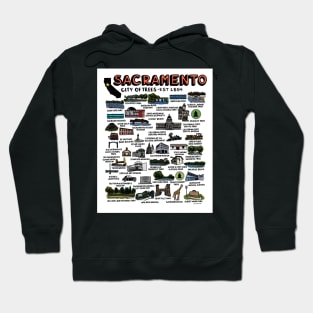 Sacramento Map Hoodie